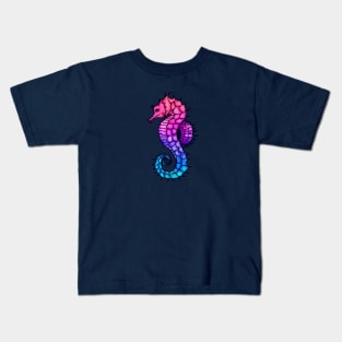 Vibrant Seahorse Kids T-Shirt
